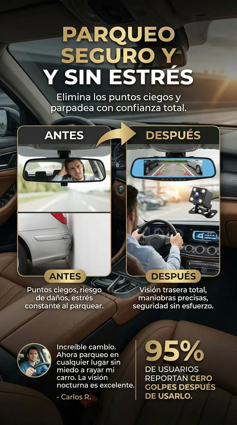 Retrovisor con camara de reversa